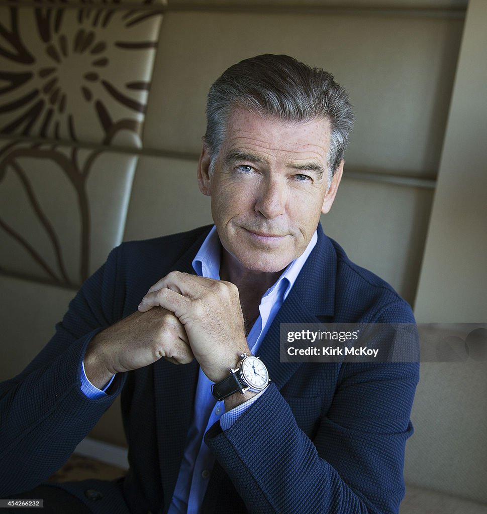 Pierce Brosnan, Los Angeles Times, August 27, 2014