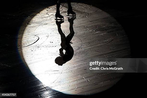 Julia Lipnitskaia of Russia performs her routine in the ISU Gala during day four of the ISU Grand Prix of Figure Skating Final 2013/2014 at Marine...