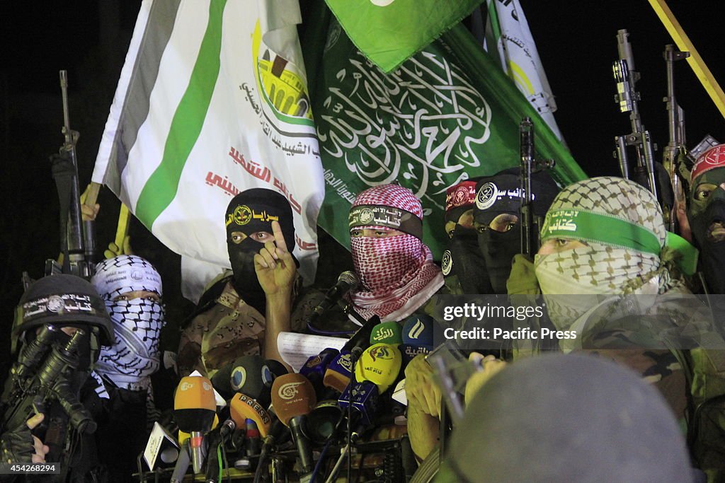 Palestinians joyfully take part in the grand celebration...