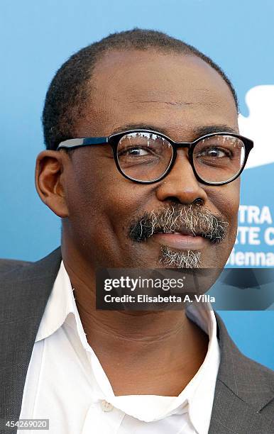 Orizzonti Jury Member Mahamat-Saleh Haroun attends the Opening Photocall during the 71st Venice International Film Festival on August 27, 2014 in...