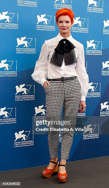 Sandy Powell attends the International Jury photocall during the 71st Venice Film Festival on August 27, 2014 in Venice, Italy.