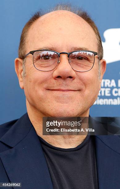 Carlo Verdone attends the International Jury photocall during the 71st Venice Film Festival on August 27, 2014 in Venice, Italy.