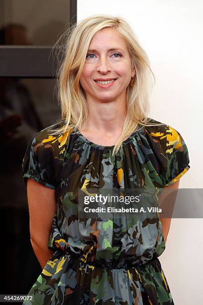 Jessica Hausner attends the International Jury photocall during the 71st Venice Film Festival on August 27, 2014 in Venice, Italy.