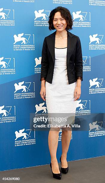 Jury member Vivian Qu of 'Luigi de Laurentiis' Venice Award for a Debut Film attends the International Jury photocall during the 71st Venice Film...