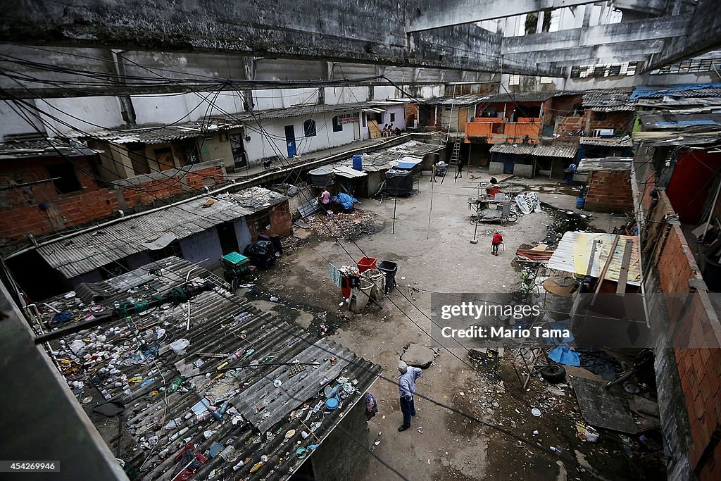 Abandoned Industrial Buildings In Rio's Port District Home To Many Families