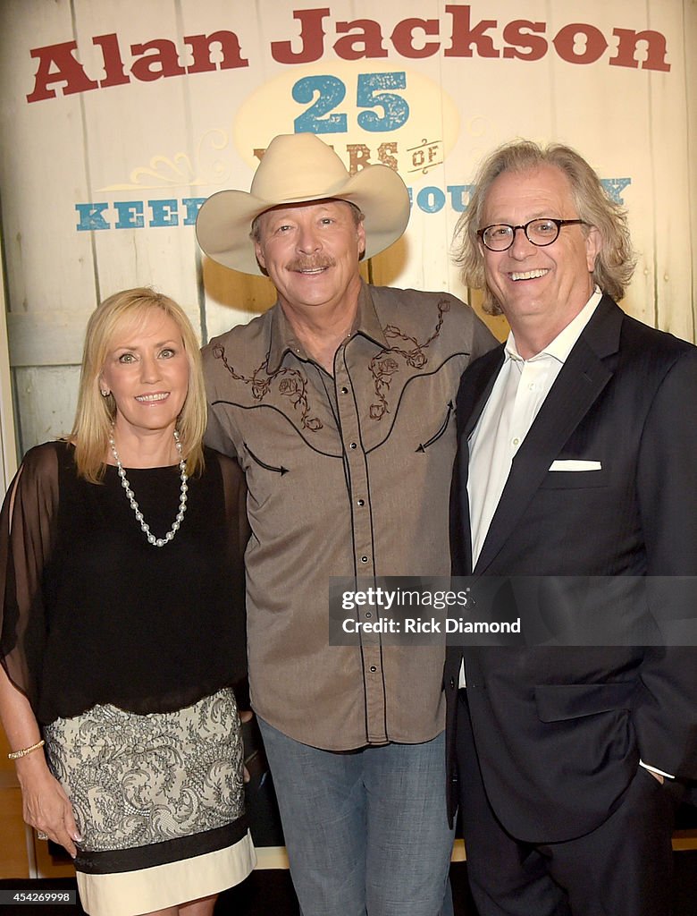 Alan Jackson Exhibit Opening Reception At Country Music Hall Of Fame And Museum