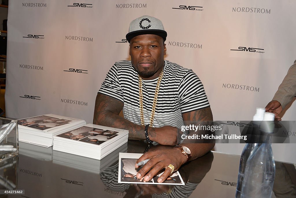 Hiphop artist 50 Cent appears at a meetandgreet with fans to... News