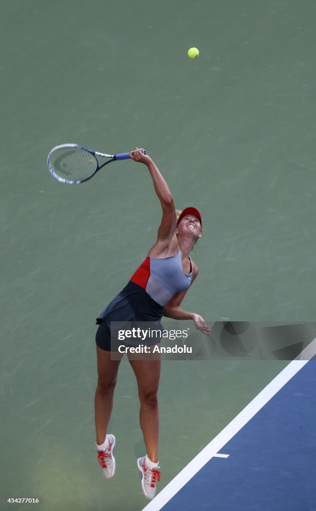 Maria Sharapova - Alexandra Dulgheru at 2014 US Open Tennis Championships