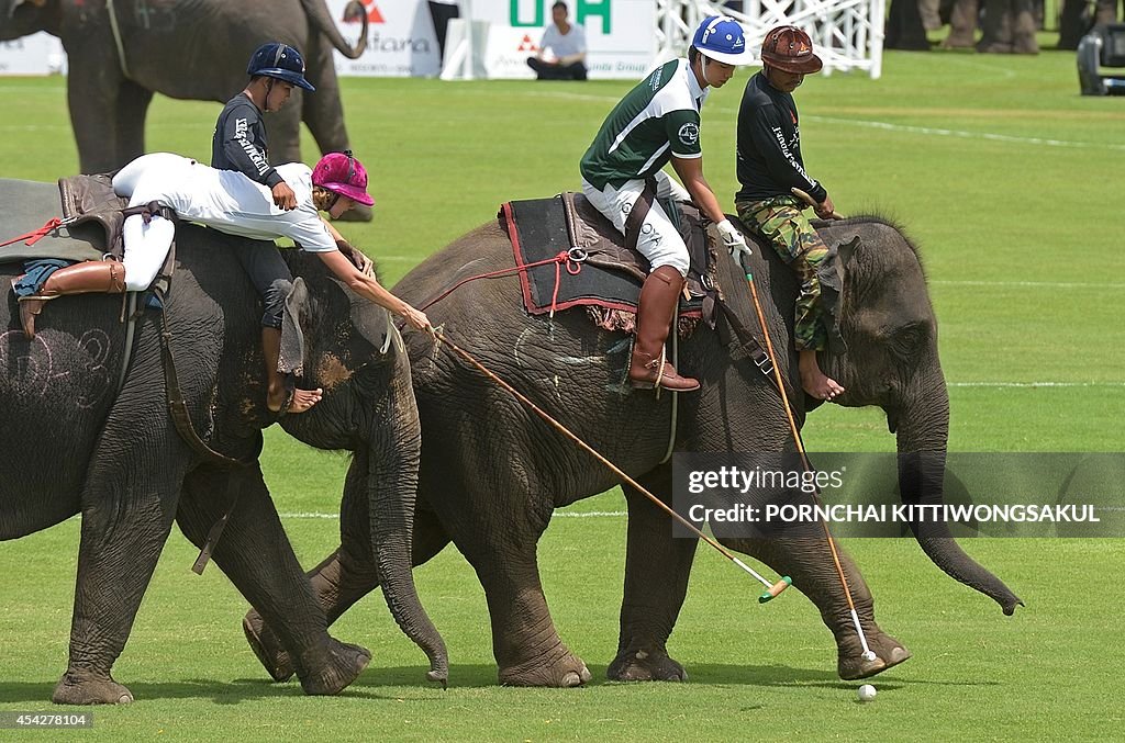 THAILAND-CONSERVATION-ANIMAL-SPORT-POLO