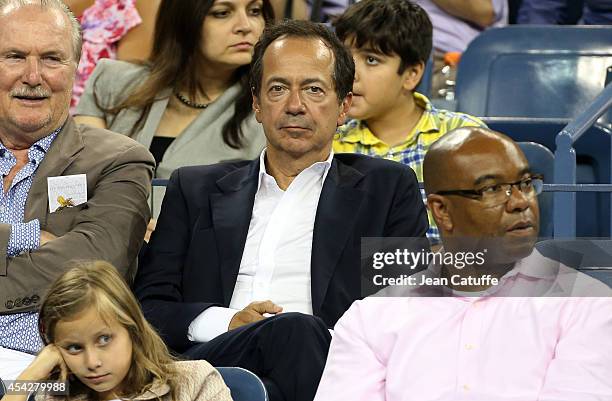 John Paulson attends Day 3 of the 2014 US Open at USTA Billie Jean King National Tennis Center on August 27, 2014 in the Flushing neighborhood of the...