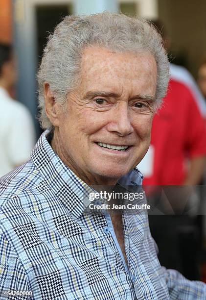 Regis Philbin attends Day 3 of the 2014 US Open at USTA Billie Jean King National Tennis Center on August 27, 2014 in the Flushing neighborhood of...