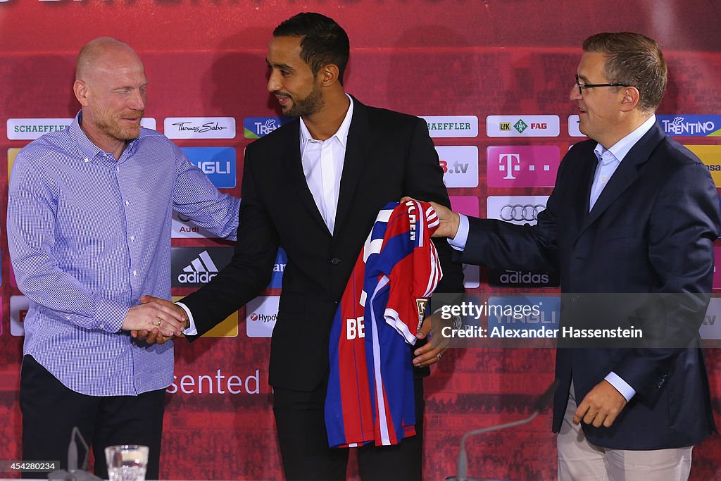 FC Bayern Muenchen Presents New Player Mehdi Benatia