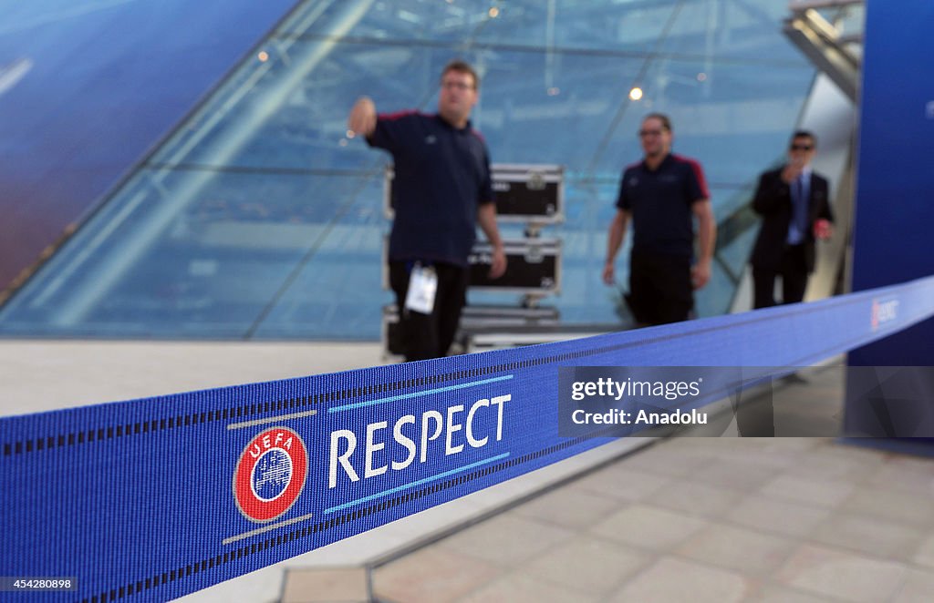 Prior to UEFA Champions League draw in Monaco