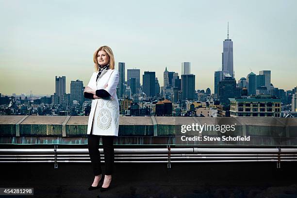 Author and columnist Arianna Huffington is photographed for The Times on March 4, 2014 in New York City.