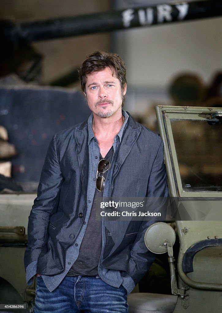 "Fury" Photo Call At The Tank Museum In Bovington, England