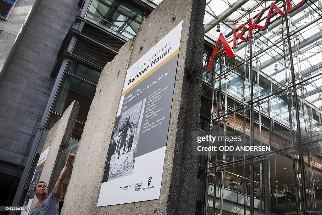 GERMANY-BERLIN-WALL-ANNIVERSARY-EXHIBITION