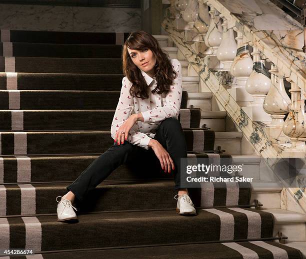 Former Olympic and world champion track cyclist Victoria Pendleton is photographed for the Observer on June 5, 2014 in London, England.