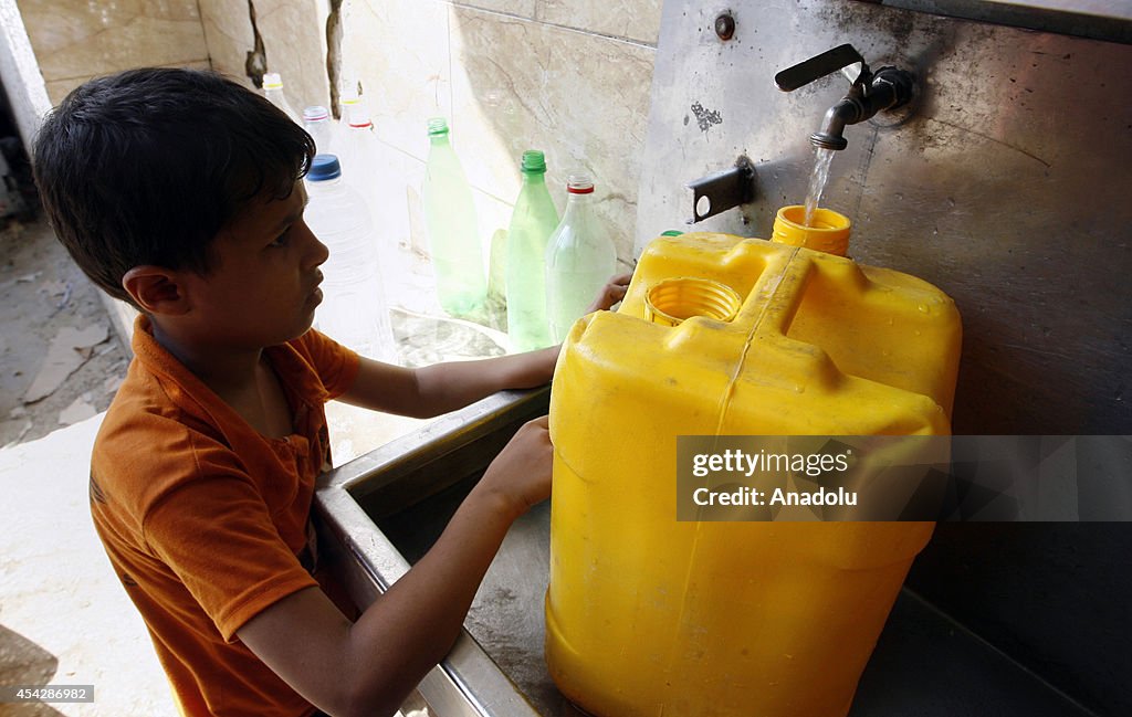 Water shortage in Gaza