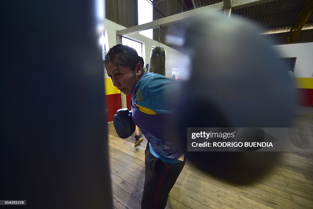 ECUADOR-GENDER VIOLENCE-BOXING