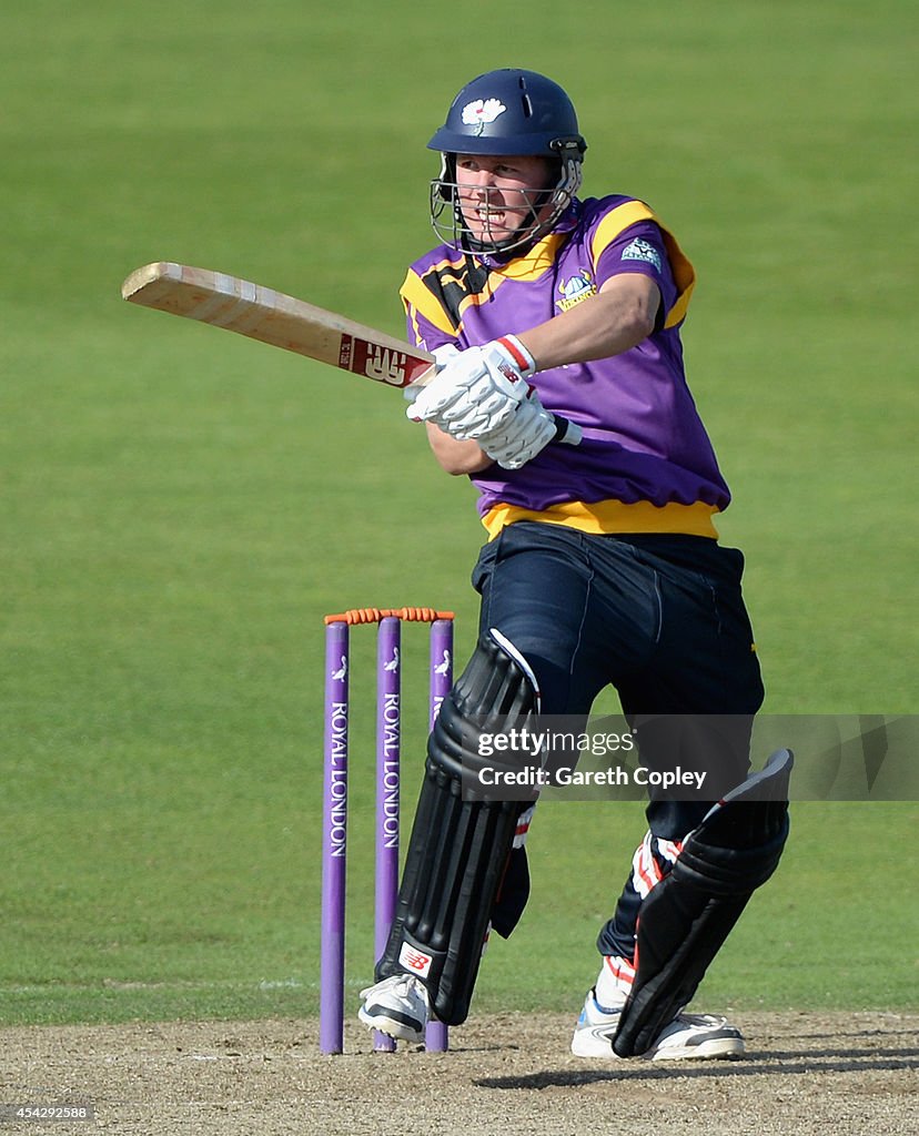 Yorkshire Vikings v Durham - Royal London One-Day Cup 2014 Quarter Final