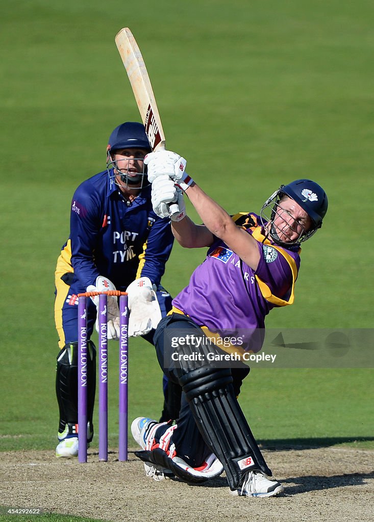 Yorkshire Vikings v Durham - Royal London One-Day Cup 2014 Quarter Final