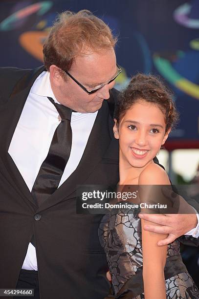 Xavier Beauvois and Seli Gmach attend 'La Rancon De La Gloire' Premiere during the 71st Venice Film Festival on August 28, 2014 in Venice, Italy.