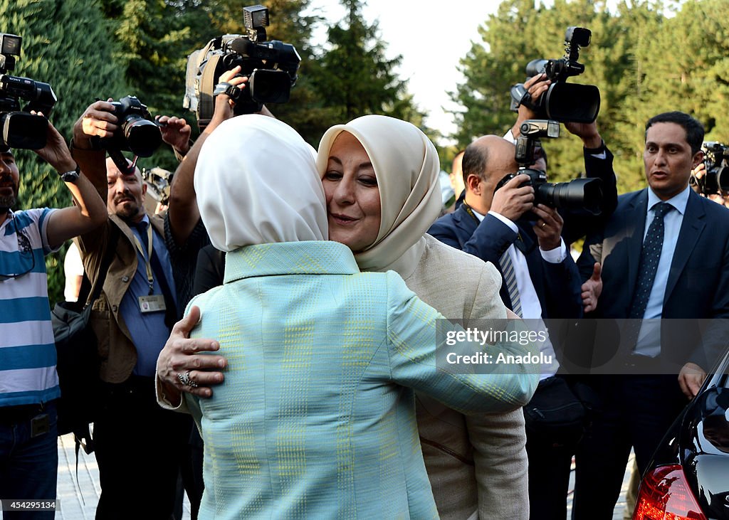 Turkish President Erdogan's farewell to 11th Turkish President Gul