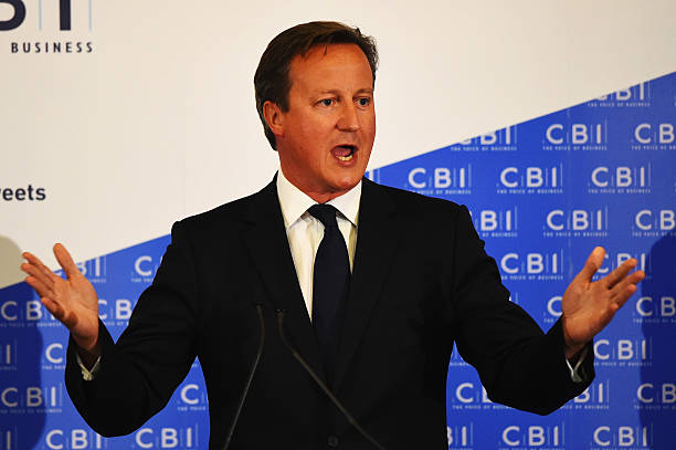 GBR: Prime Minister David Cameron Addresses CBI Scotland Dinner