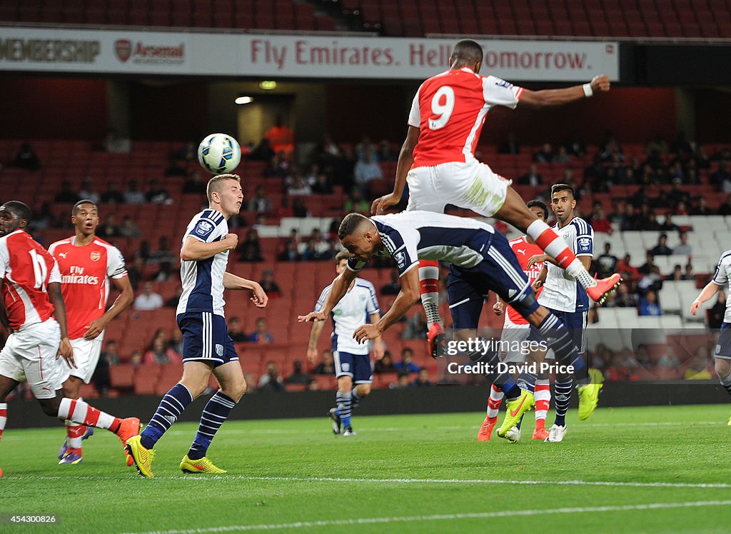 Arsenal U21 v West Bromwich Albion U21: Barclays Premier Reserve League, Division 2