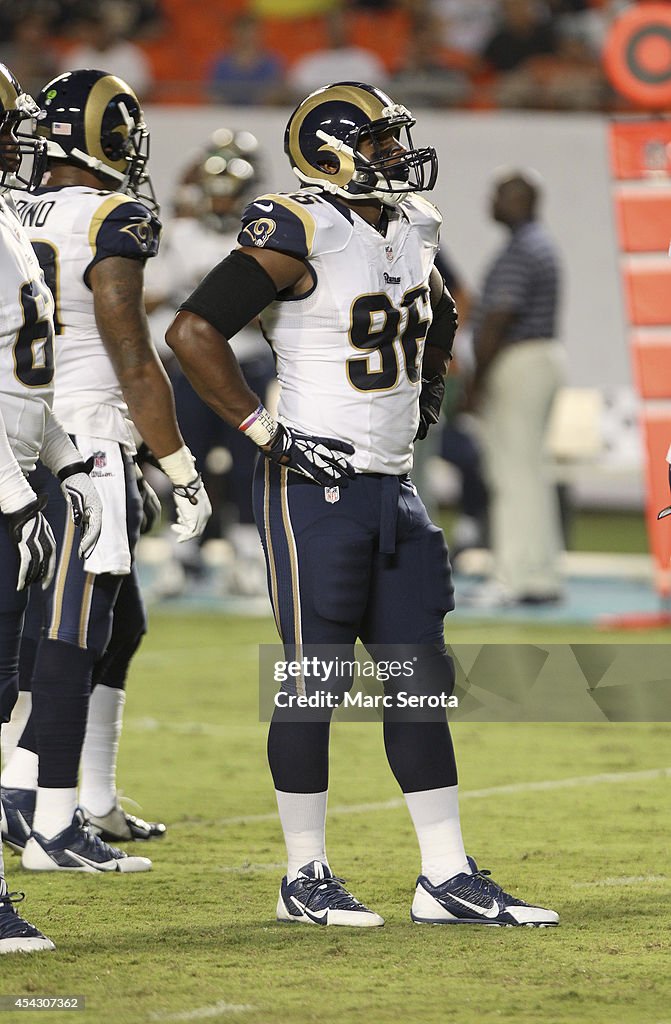 St. Louis Rams v Miami Dolphins