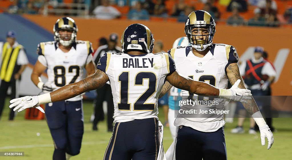 St Louis Rams v Miami Dolphins