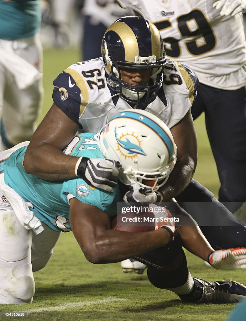 St. Louis Rams v Miami Dolphins