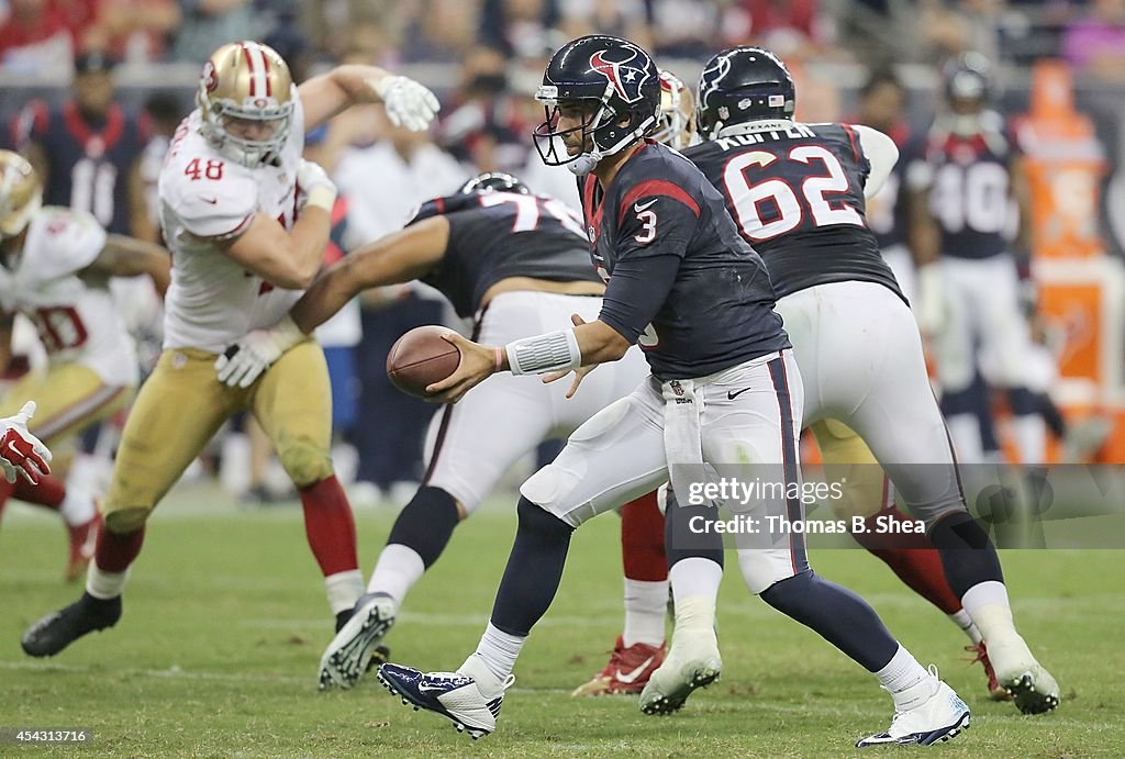 San Francisco 49ers v Houston Texans