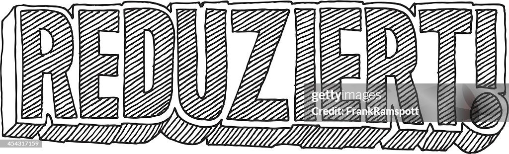 Reduced Cartoon Style Text Drawing High-Res Vector Graphic - Getty Images