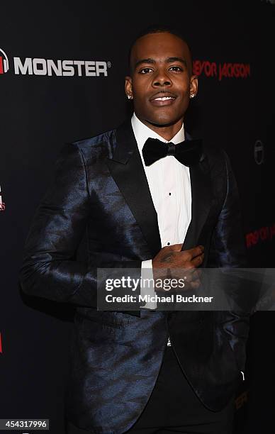 Singer Mario attends Trevor Jackson's Monster 18th Birthday Party Presented by Monster at El Rey Theatre on August 28, 2014 in Los Angeles,...