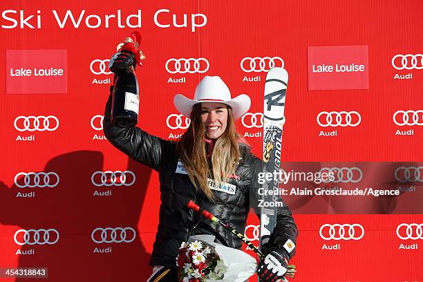 Marie-Michele Gagnon of CanadaLAKE LOUISE, CANADA Marie-Michele Gagnon of Canada competes during the Audi FIS Alpine Ski World Cup Women's Super-G on...
