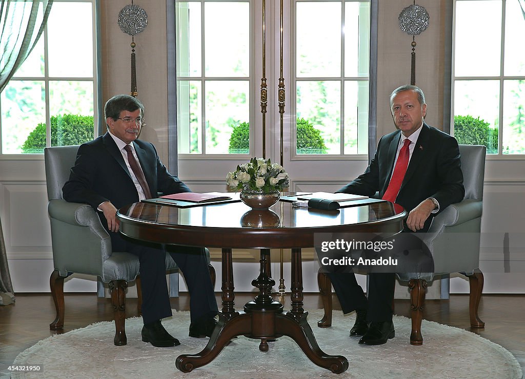 Recep Tayyip Erdogan - Ahmet Davutoglu meeting