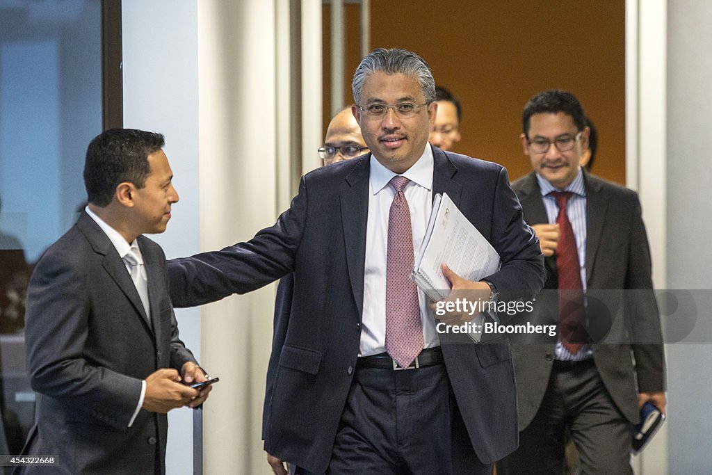 Khazanah Nasional Bhd. Managing Director Azman Mokhtar Holds News Conference On Malaysia Airlines