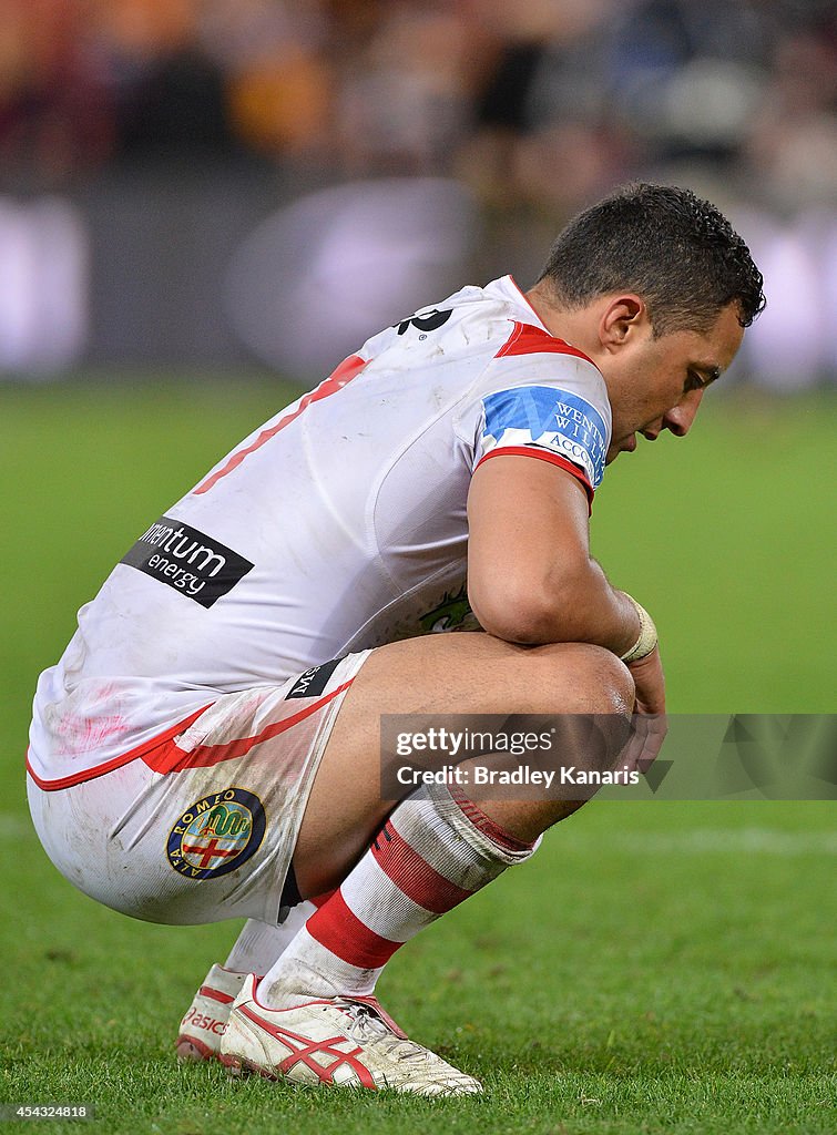 NRL Rd 25 - Broncos v Dragons