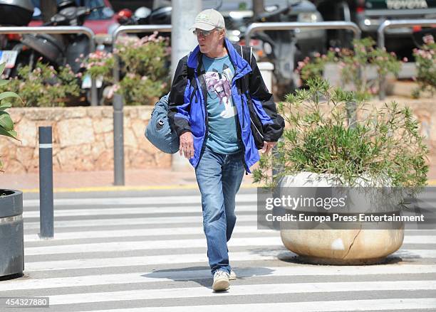 Christopher Lambert is seen on August 29, 2014 in Ibiza, Spain.