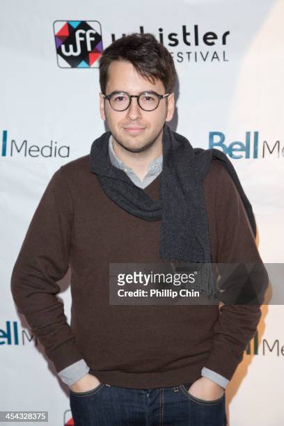 ScreenwriterMichael Mitnick arrives at the 13th Annual Whistler FIlm Festival - Variety 10 Screenwriters To Watch event on December 7, 2013 in...