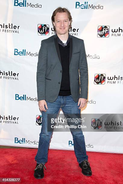 Screenwriter Kieran Fitzgerald arrives at the 13th Annual Whistler FIlm Festival - Variety 10 Screenwriters To Watch event on December 7, 2013 in...