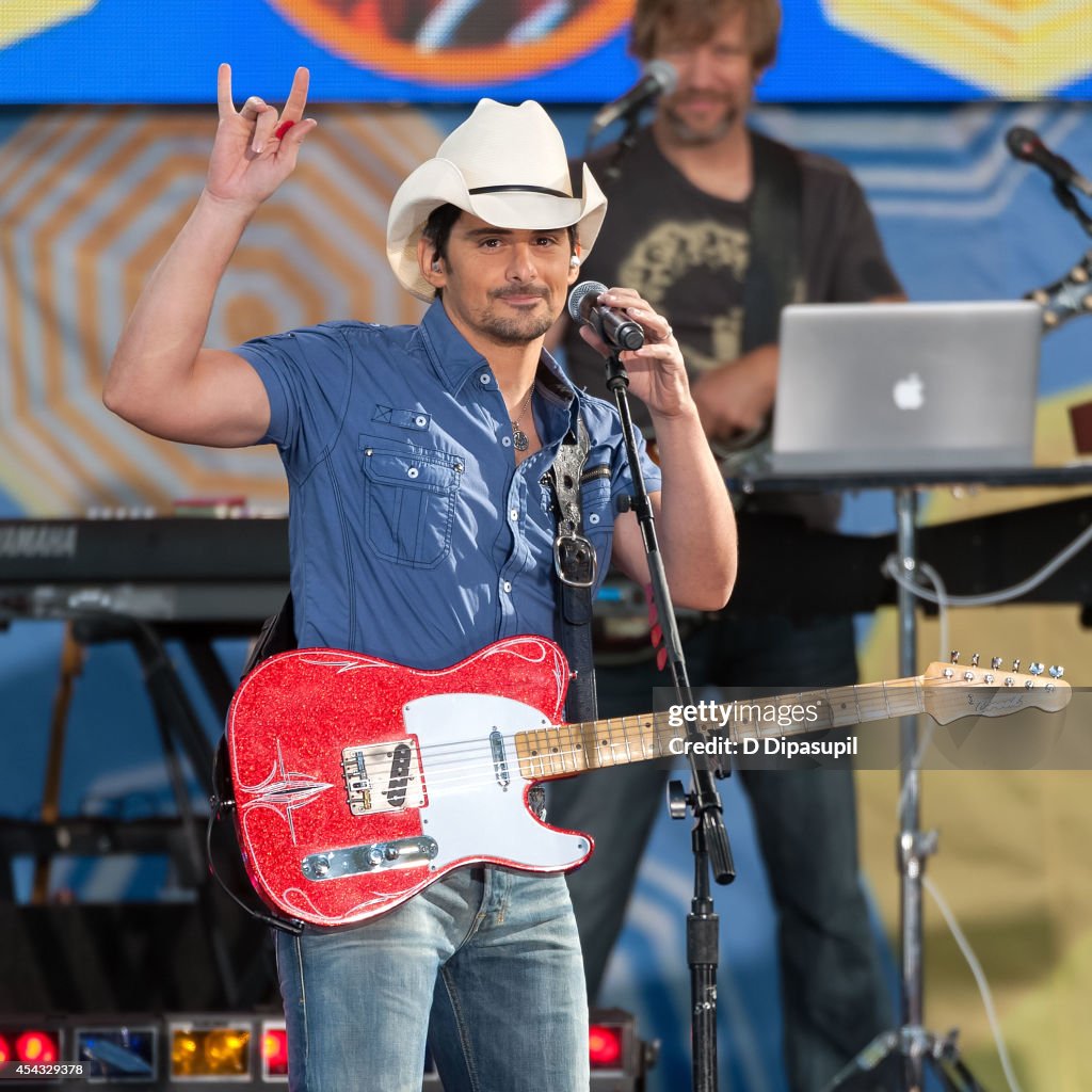 Brad Paisley Performs On ABC's "Good Morning America"