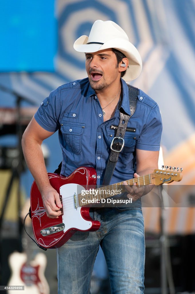 Brad Paisley Performs On ABC's "Good Morning America"