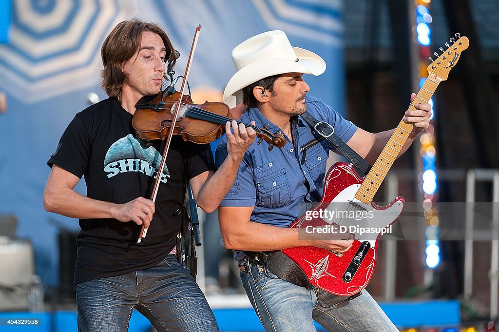 Brad Paisley Performs On ABC's "Good Morning America"