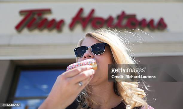 Tim Horton's and Burger King are set to merge. Photos of several outlets as well as their products for file stories. August 27, 2014