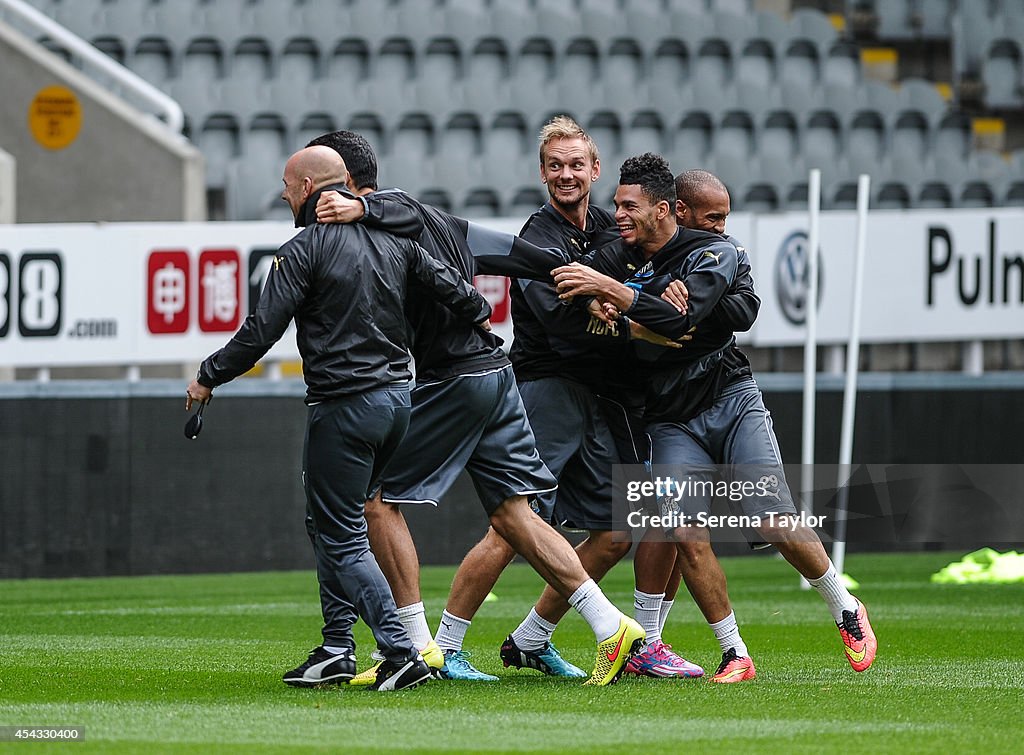 Newcastle United Training Session