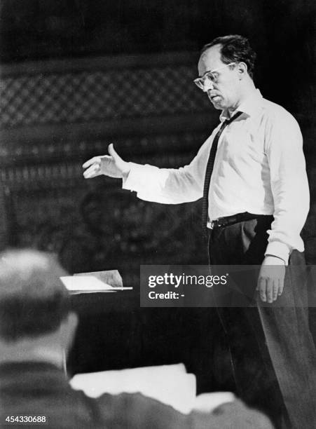 An undated photo shows French conductor and composer Pierre Boulez. Pierre Boulez was born in Montbrison , France, on March 26, 1925. Boulez enrolled...