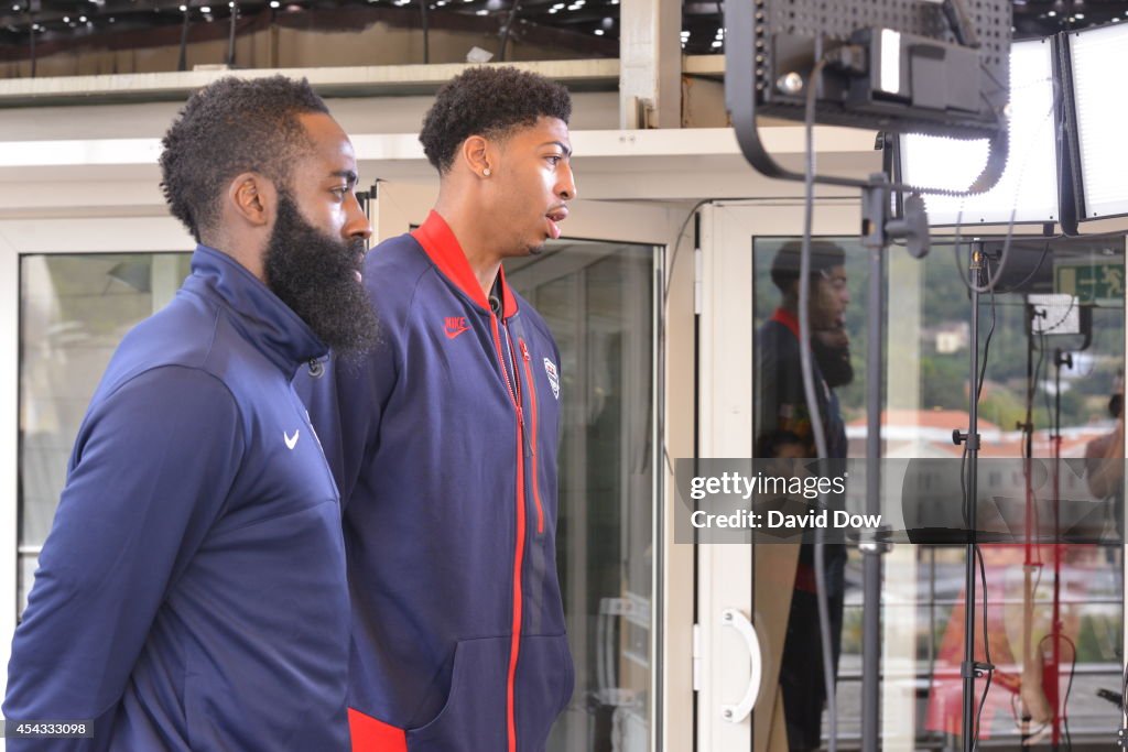 Anthony Davis and James Harden Interview