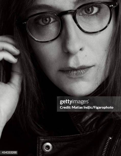 Writer/director Celine Sciamma is photographed for Madame Figaro on July 19, 2014 in Paris, France. PUBLISHED IMAGE. CREDIT MUST READ: Matias...